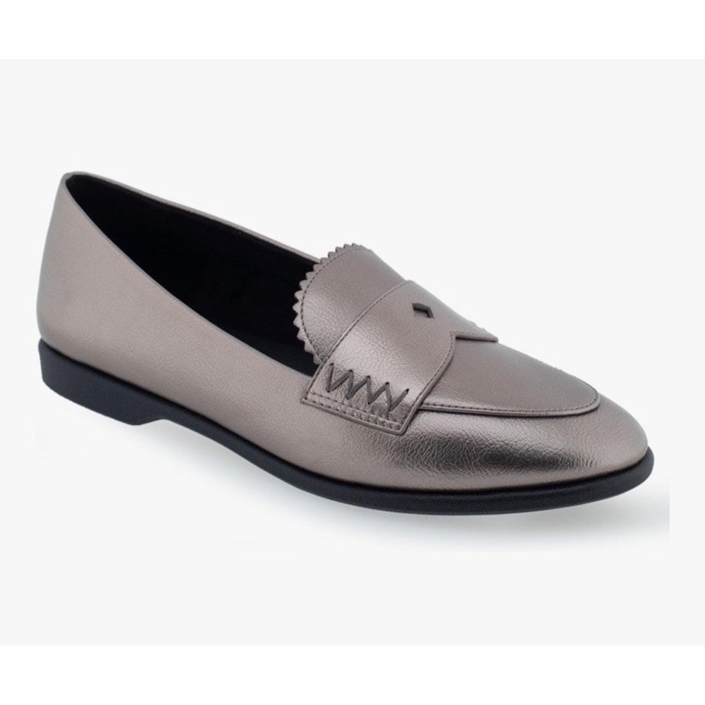 AEROSOLES Benvenuto Casual Loafer Size 11 Graphite NEW Career Work Modern Flat‎